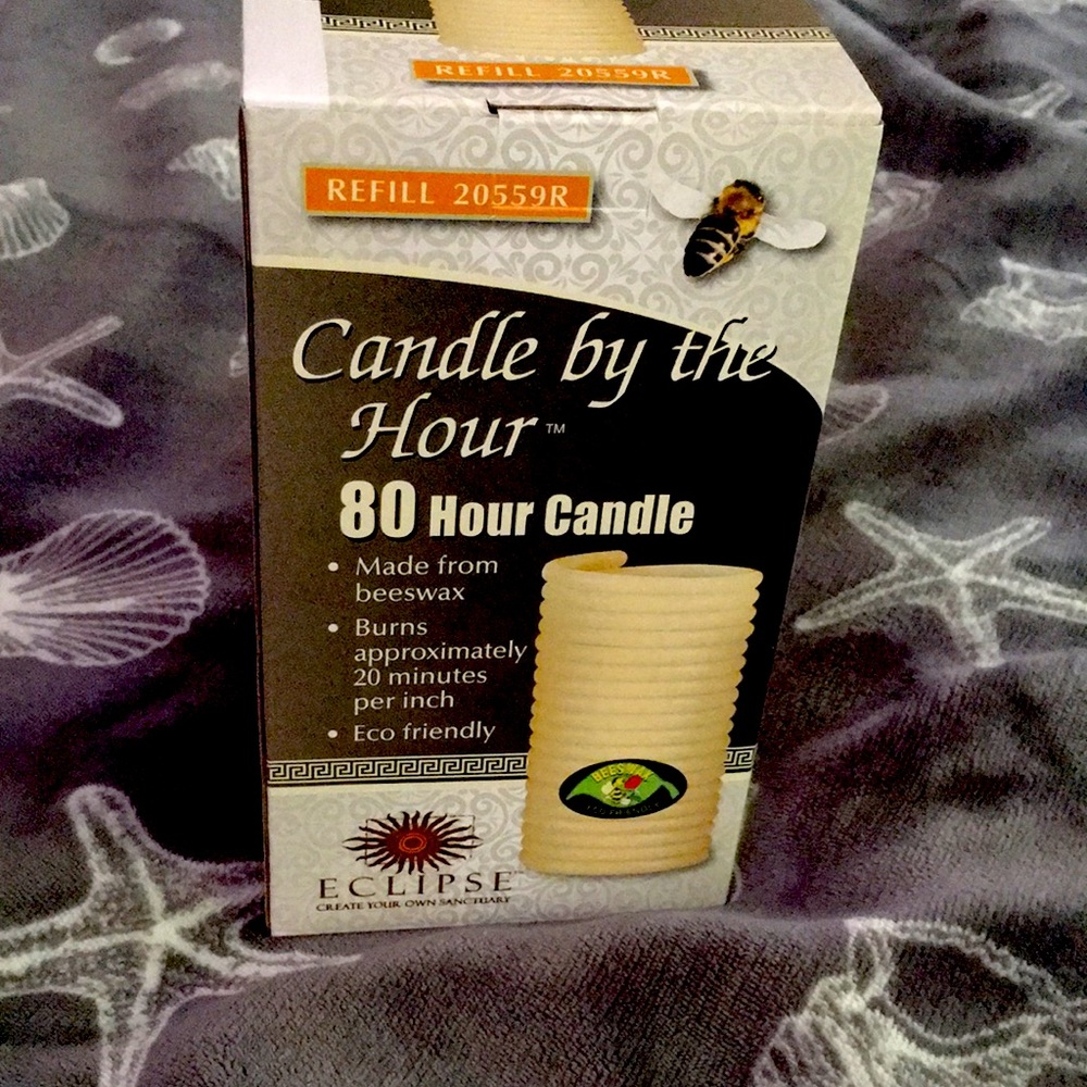 Candle by the hour 80 Hour Candle refill made from beeswax 🐝
